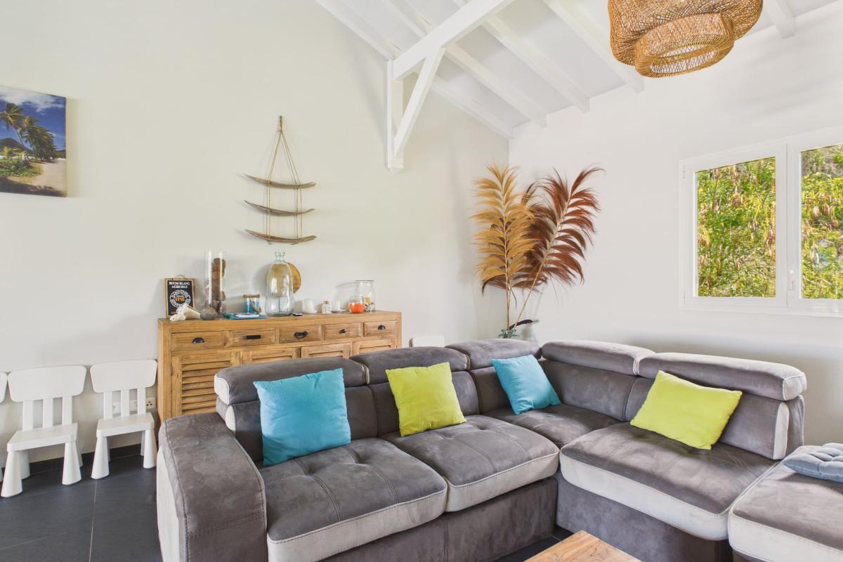 Location villa martinique 12 personnes 4 chambres - salon intérieur 2